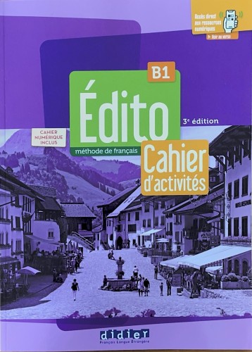 Pack Edito B1 - Méthode & Cahier d'activités 2025